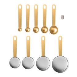 Beautiful 9-Piece Measuring Kitchen Utensil Set by Drew Barrymore