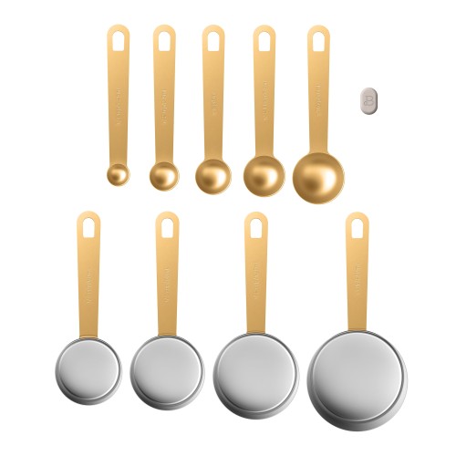 Beautiful 9-Piece Measuring Kitchen Utensil Set by Drew Barrymore