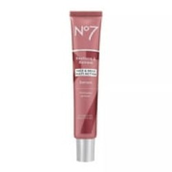 No7 Restore & Renew Multi Action Anti-Aging Face & Neck Serum with Peptides & Ceramides, 1.69 oz