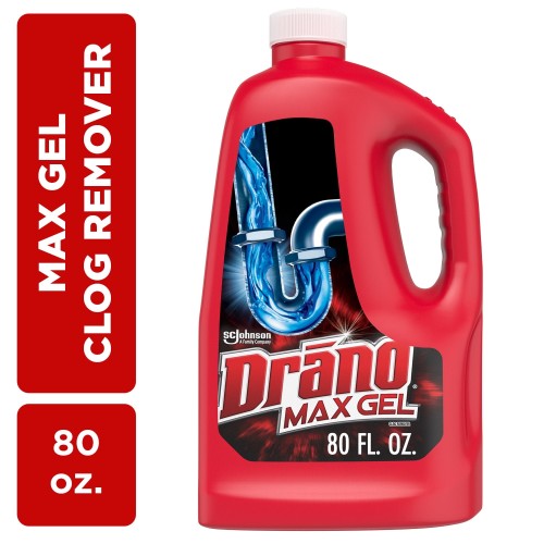 Drano Max Gel Drain Clog Remover, 80 oz, 1 Count