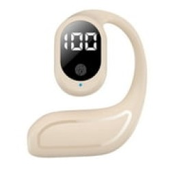 Electronic Item Clearance Deal! Kyusrd New Wireless Bluetooth Earphones With High Battery Life,Digital Display,And No In Ear Sports Earphones