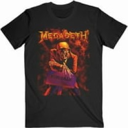 Men's Megadeth Peace Sells Slim Fit T-shirt Large Black