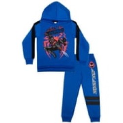 Marvel Avengers and Spider-Man Boys 2-Piece Fleece Sets, Fleece Hoodie and Pants Bundle Set for Boys (Sizes 4-16)