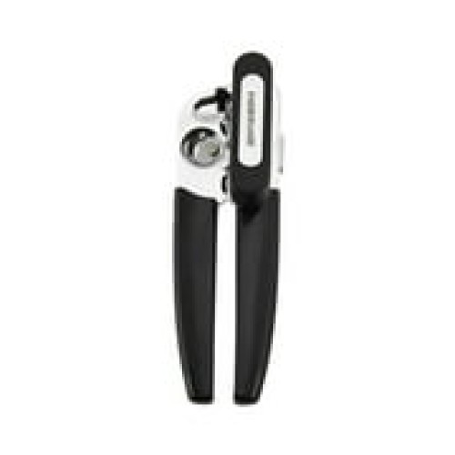 Farberware Pro Stainless Steel Portable Can Opener with Black Handle
