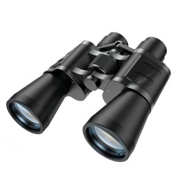 Scootworks 12x50 Binoculars for Adults,HD Binoculars with Low Light Night Vision, Clear FMC BAK4 Prism Lens, Binoculars for Hunting Birds Watching Traveling Stargazing Outdoor Sport, Black