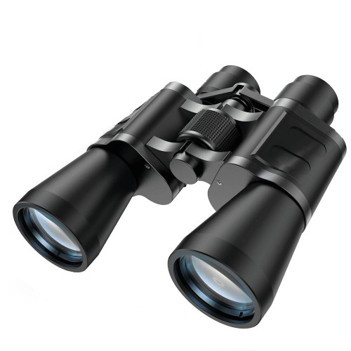 Scootworks 12x50 Binoculars for Adults,HD Binoculars with Low Light Night Vision, Clear FMC BAK4 Prism Lens, Binoculars for Hunting Birds Watching Traveling Stargazing Outdoor Sport, Black