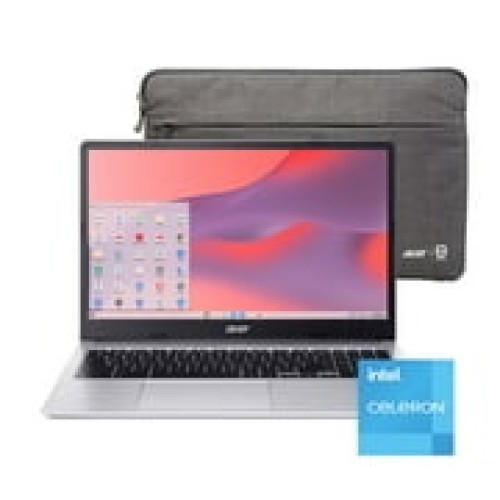 Acer Chromebook 315 15.6 inch Laptop Intel Processor N4500 4GB RAM 64GB eMMC Pure Silver, ChromeOS