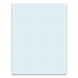 TOPS Products Quad Rule Quadrille Pads, 8.5 x 11 in, White, 50 Pages
