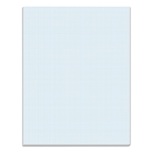 TOPS Products Quad Rule Quadrille Pads, 8.5 x 11 in, White, 50 Pages