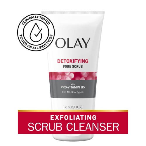 Olay Regenerist Detoxifying Face Wash Pore Scrub, 5.0 fl oz