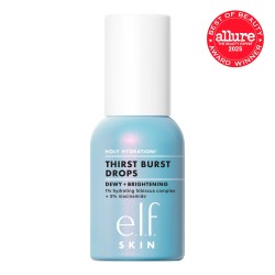 e.l.f. SKIN Holy Hydration! Thirst Burst Drops, Brightening & Hydrating Gel Serum, 1% Hydrating Hibiscus Complex + 5% Niacinamide, 1 fl oz